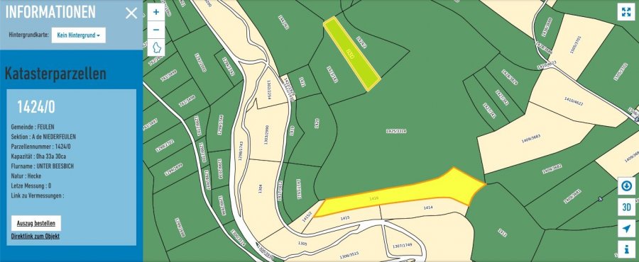 Kein Bauland zu verkaufen in Niederfeulen