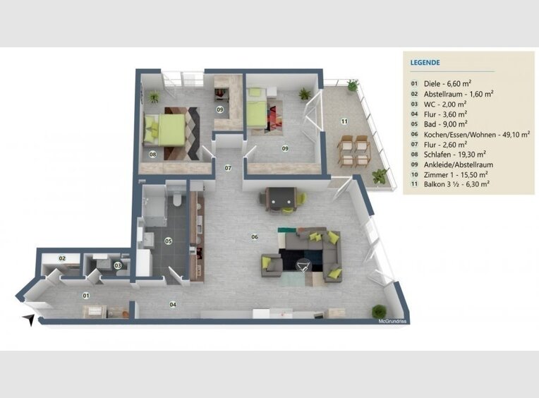 Appartement à vendre 3 Pièces à Palzem (DE) - Réf. 7121163