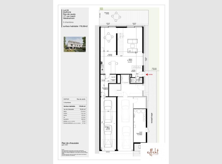 Apartment for sale 3 bedrooms in Niederanven (LU) - Ref. 6683659