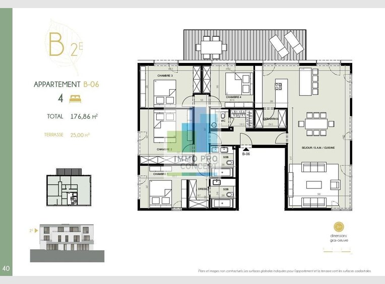 Penthouse for sale 4 bedrooms in Capellen (LU) - Ref. 6816539