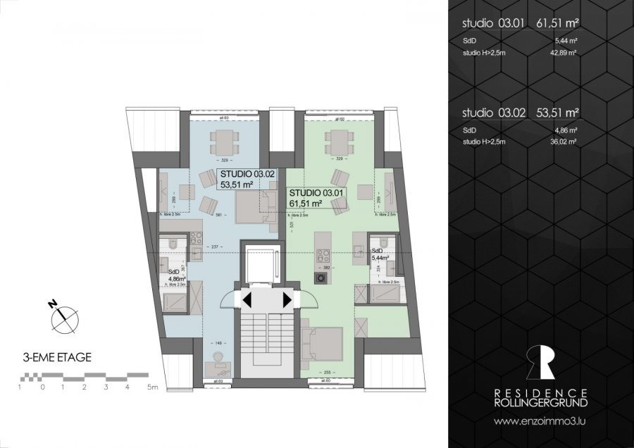 Studio à vendre 1 chambre à Luxembourg-Rollingergrund