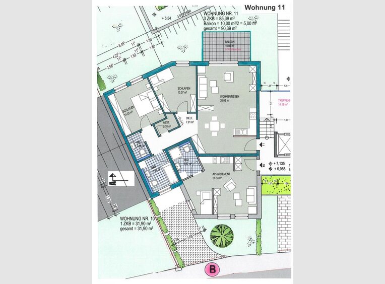Wohnung zum Kauf 3 Zimmer in Konz (DE) - Ref. 6609195