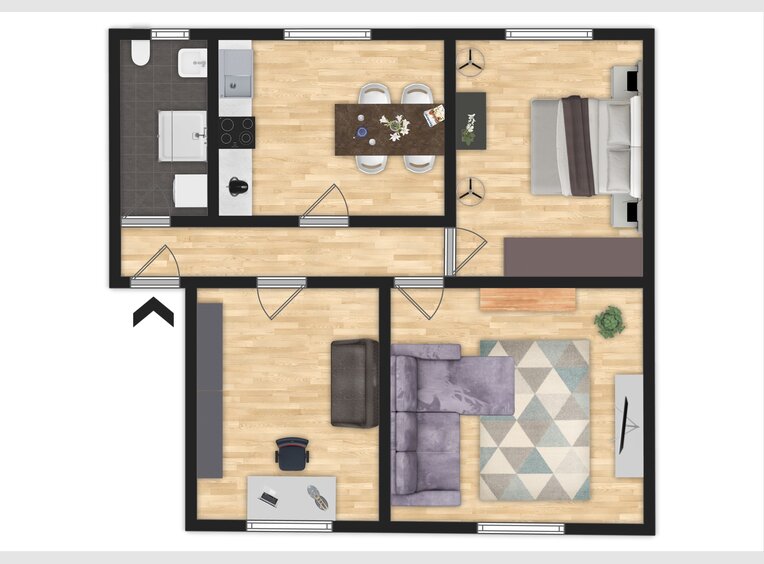Apartment for rent 3 rooms in Saarbrücken (DE) - Ref. 7256187