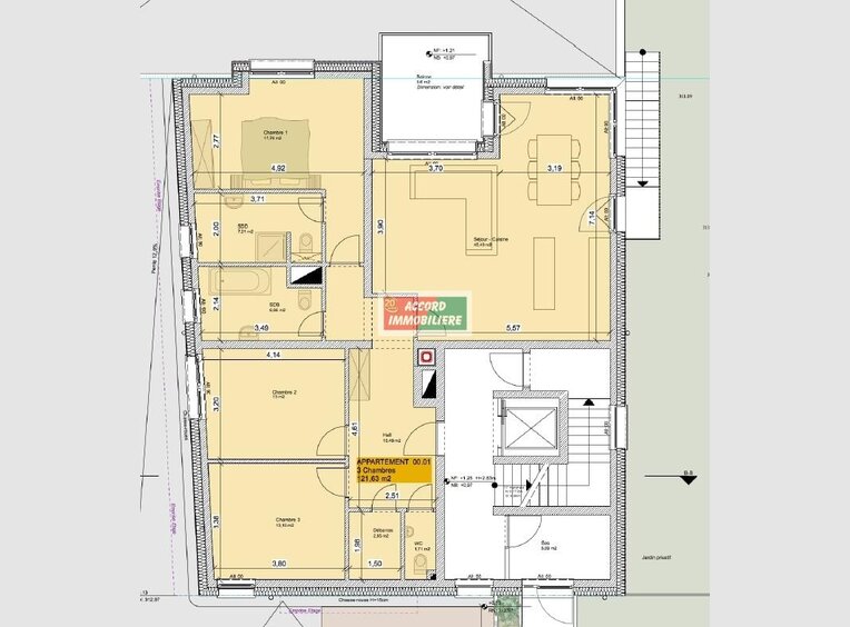 Apartment for sale 3 bedrooms in Capellen (LU) - Ref. 6596251