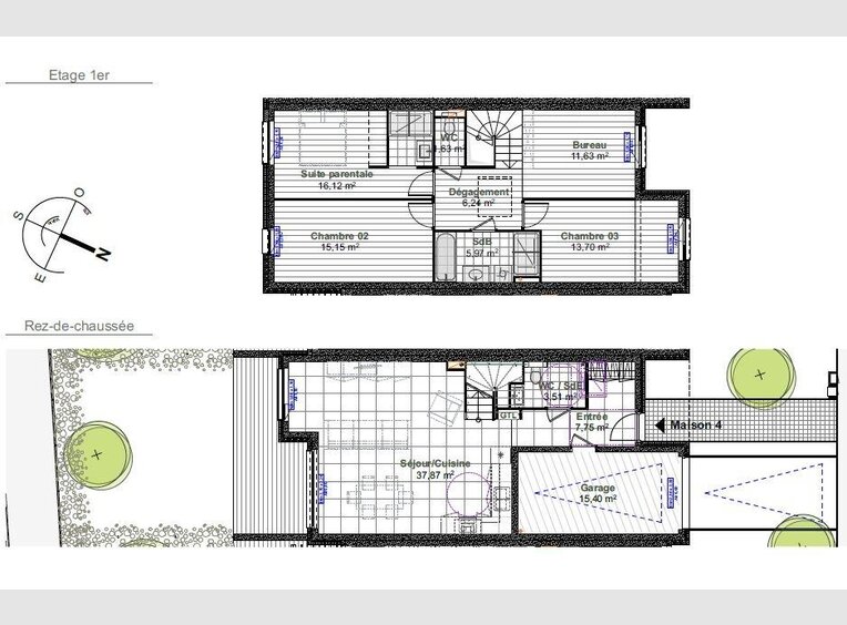 Terraced for sale 3 bedrooms in Thionville (FR) - Ref. 6969243