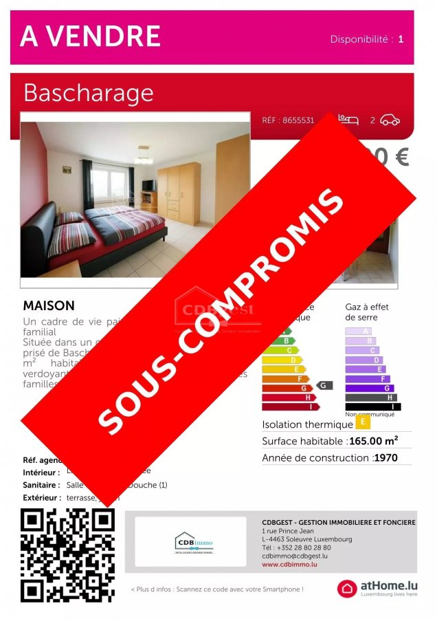 Maison à vendre Bascharage