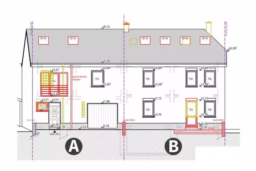 Maison jumelée à vendre 3 chambres à Asselborn