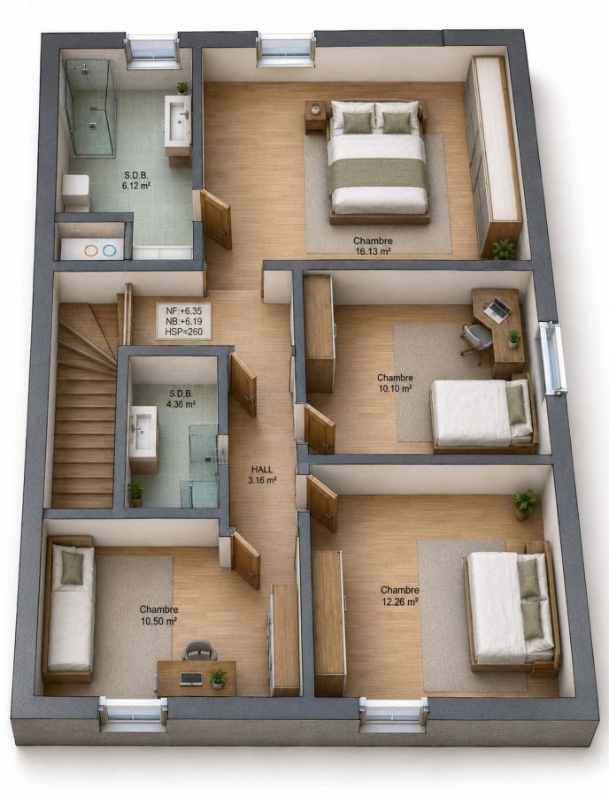 Maison jumelée à vendre 4 chambres à Ettelbruck