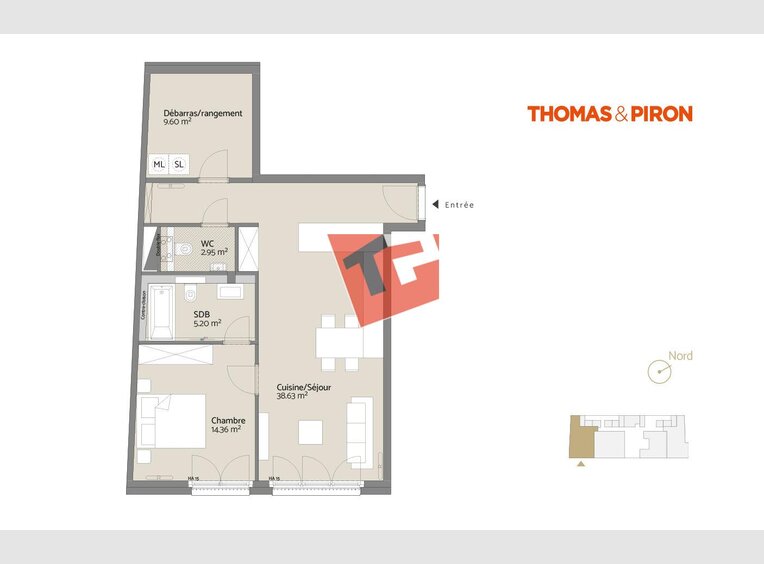 Apartment for sale 1 bedroom in Luxembourg (LU) - Ref. 7109051