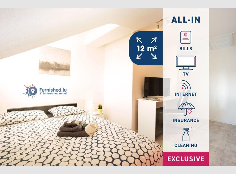 Bedroom for rent 12 bedrooms in Luxembourg (LU) - Ref. 6607083