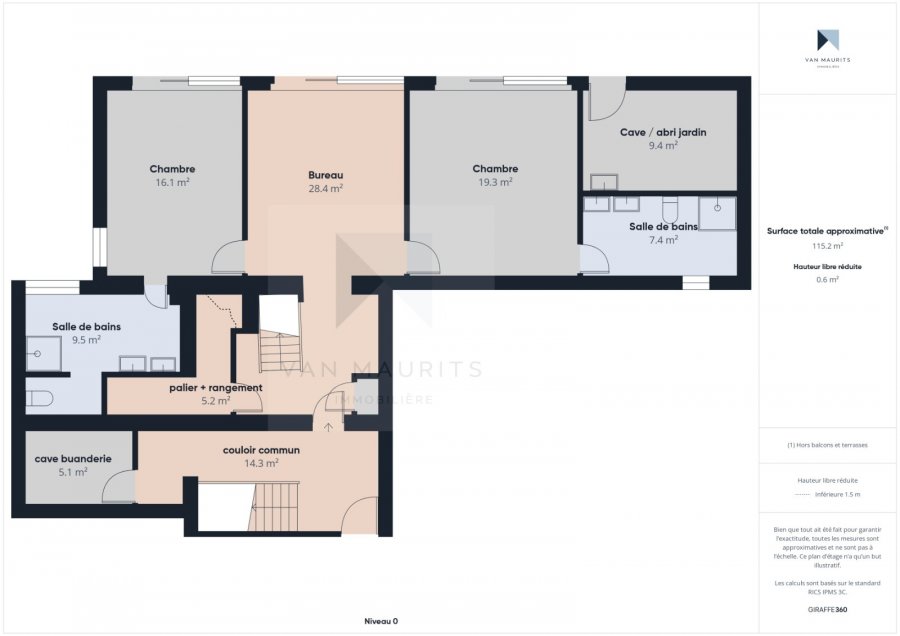 Appartement à louer 3 chambres à Oetrange