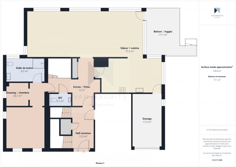 Appartement à louer 3 chambres à Oetrange