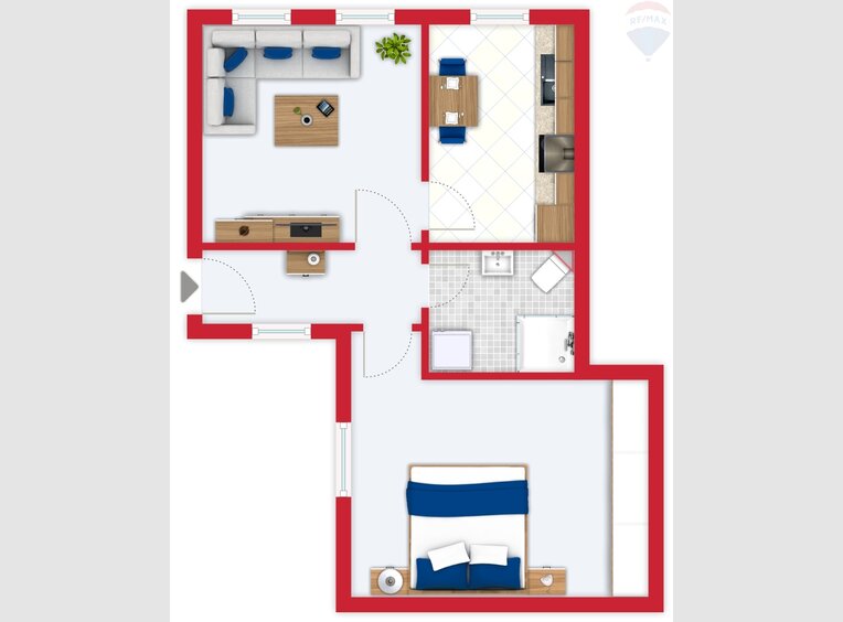 Appartement à louer 3 Pièces à Merzig (DE) - Réf. 6822924