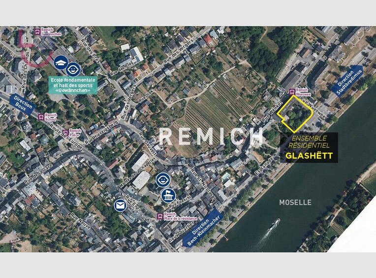 Wohnung zum Kauf 1 Zimmer in Remich (LU) - Ref. 6579500
