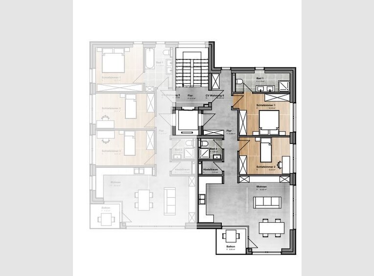 Apartment for sale 2 bedrooms in Junglinster (LU) - Ref. 7047724