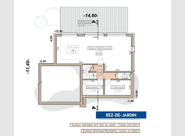 Maison individuelle à vendre 3 Chambres à Reisdorf (LU) - Réf. 6822972