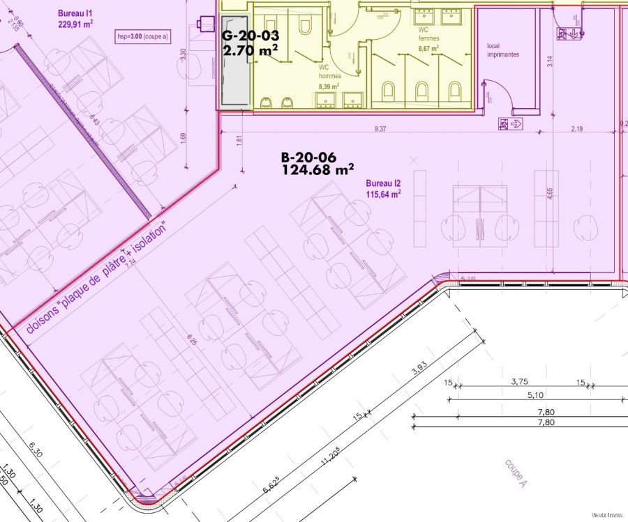 louer bureau 0 chambre 155.2 m² wecker photo 3