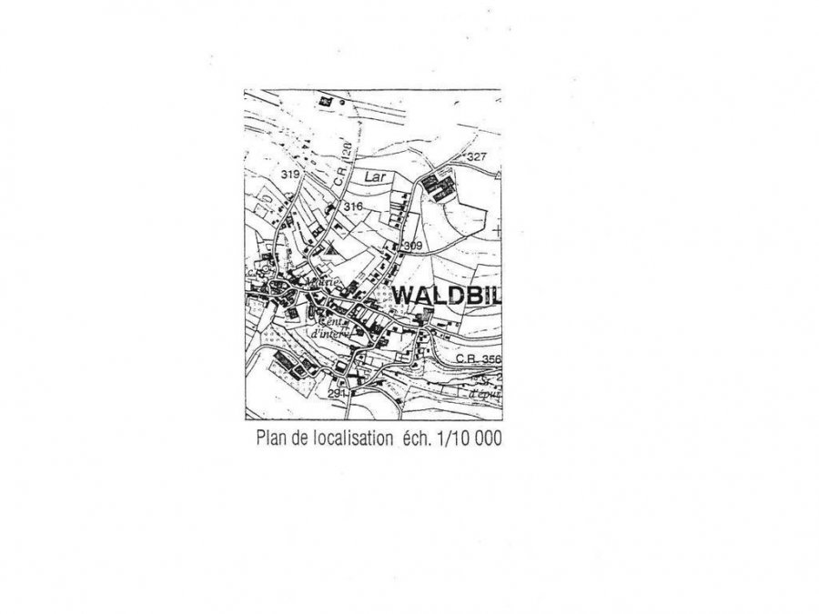 Terrain constructible à vendre à Waldbillig