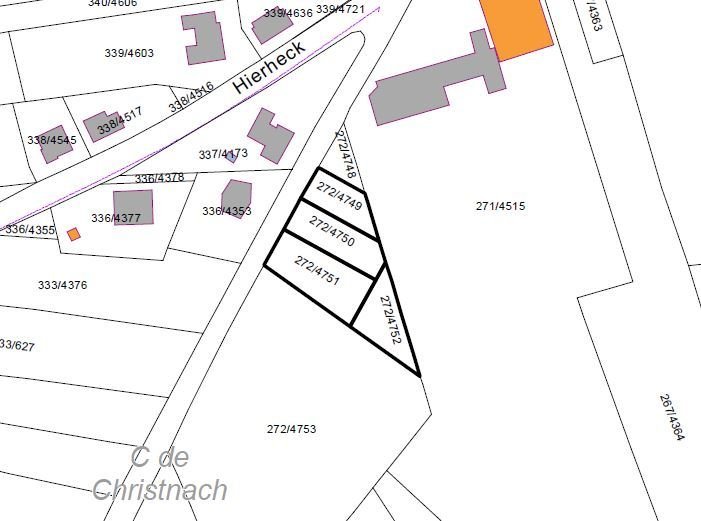 Terrain constructible à vendre à Christnach