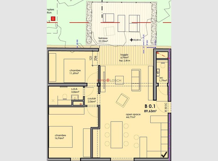 Wohnung zum Kauf 2 Zimmer in Mondorf-Les-Bains (LU) - Ref. 6936460