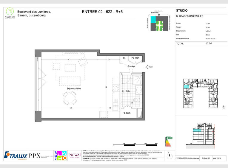 1-Zimmer-Apartment zum Kauf in Belval (LU) - Ref. 6901132