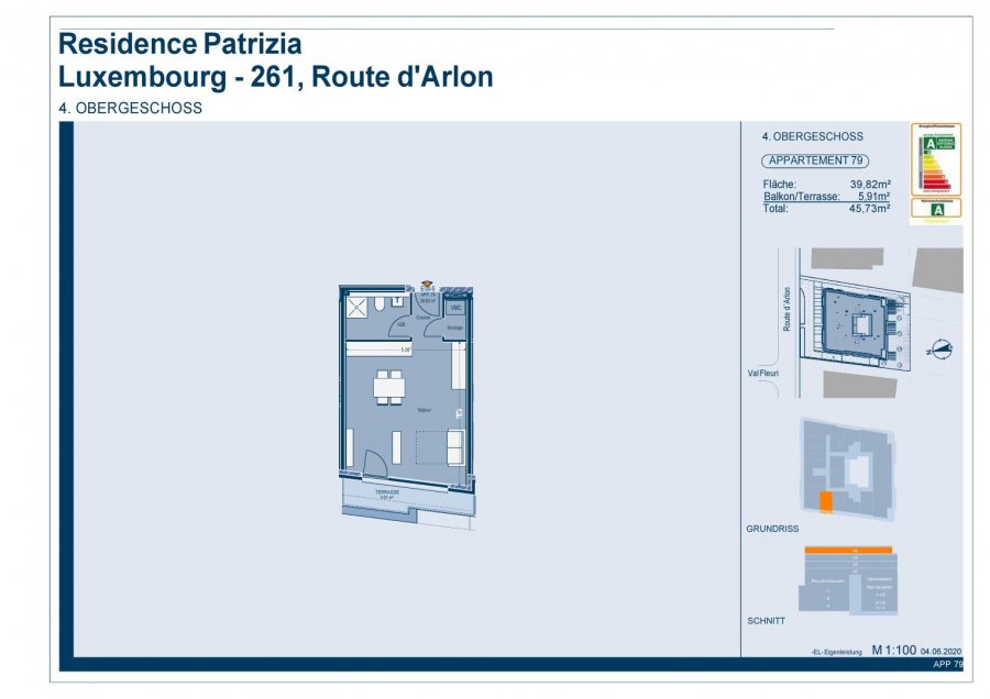Studio à vendre à Luxembourg-Belair