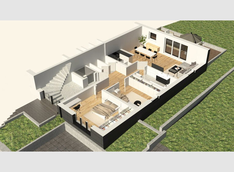 Apartment for rent 2 bedrooms in Dudelange (LU) - Ref. 6678220