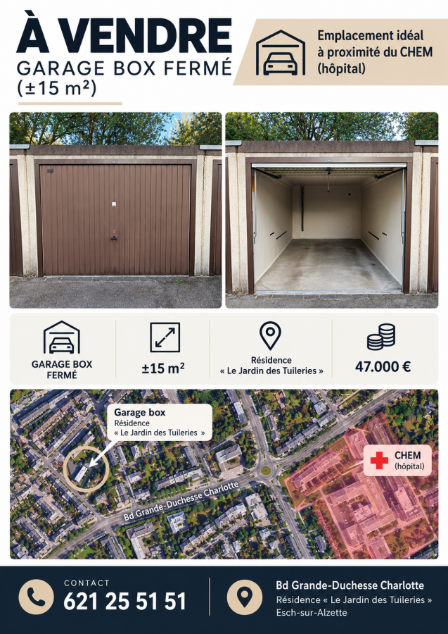 Garage fermé