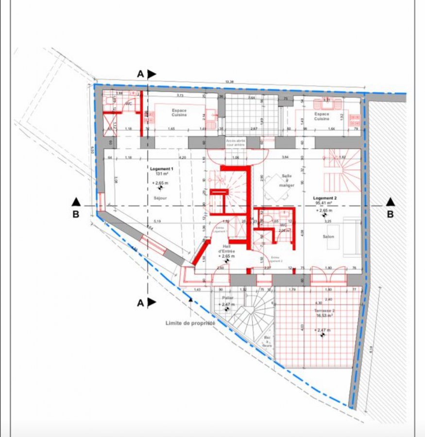Maison individuelle à vendre 3 chambres à Dudelange