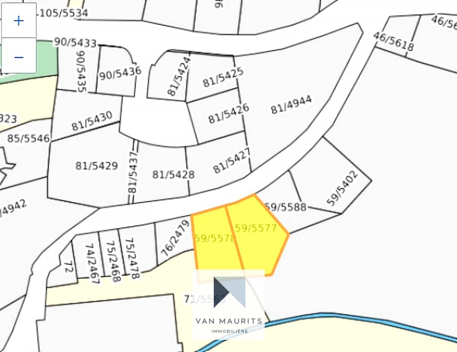 Terrain constructible à vendre à Arsdorf