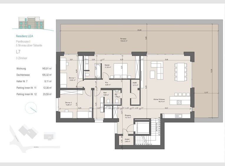 Appartement à vendre 3 Chambres à Michelau (LU) - Réf. 6452013