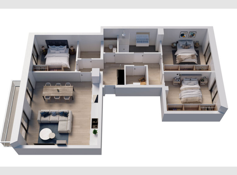 Appartement à vendre 3 Chambres à Wemperhardt (LU) - Réf. 6690861