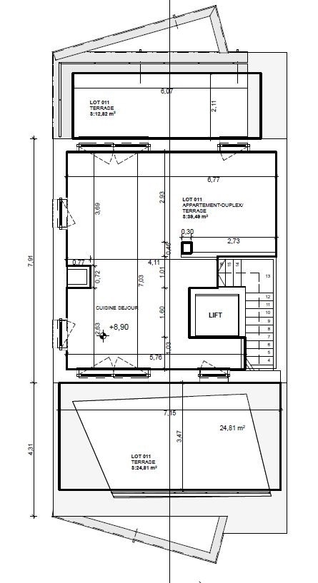 Wohnung zu kaufen 3 Schlafzimmer in Pétange