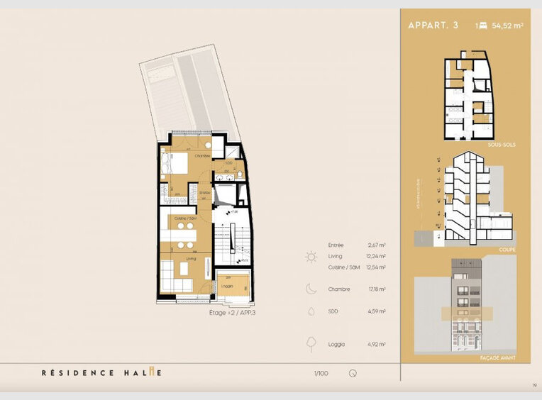 Apartment for sale 1 bedroom in Luxembourg (LU) - Ref. 7082109