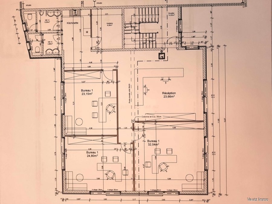 louer bureau 0 chambre 165 m² contern photo 7