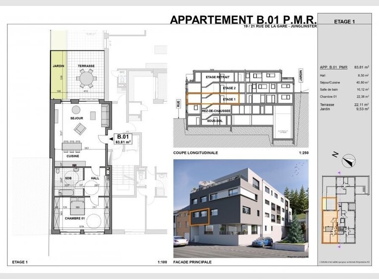 Apartment for sale 1 bedroom in Junglinster - Ref. 6568829