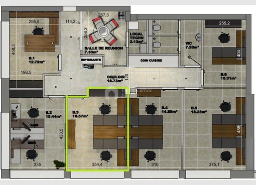 Bureau à louer à Weiswampach - Réf. 7283357