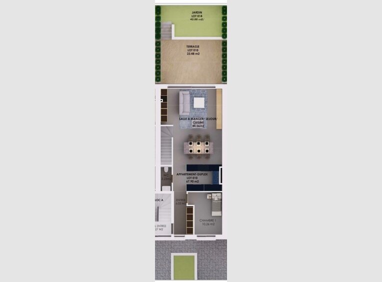 Duplex à vendre 4 Chambres à Lorentzweiler (LU) - Réf. 7194013