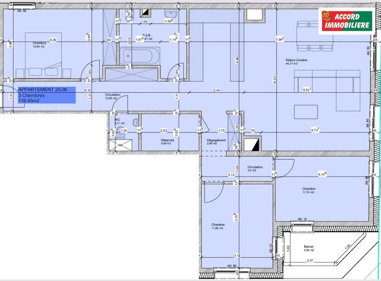 Wohnung zum Kauf 3 Zimmer in Rodange (LU) - Ref. 6361261