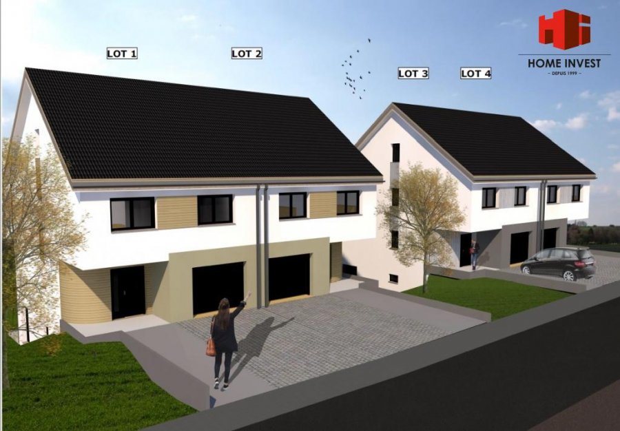 Maison jumelée à vendre 4 chambres à Eschdorf