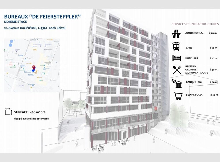 Bureau à vendre à Belval (LU) - Réf. 7034029