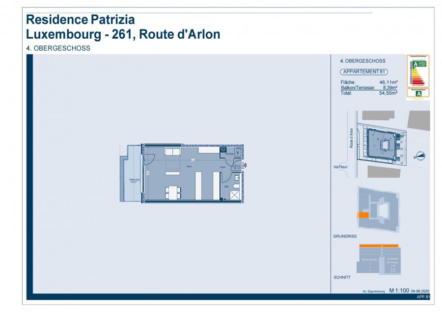 Studio à vendre à Luxembourg-Belair