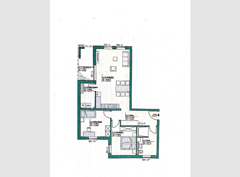 Appartement à vendre 3 Pièces à Merzkirchen (DE) - Réf. 7227613