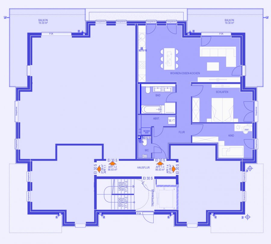 Appartement à vendre 2 chambres à Strassen