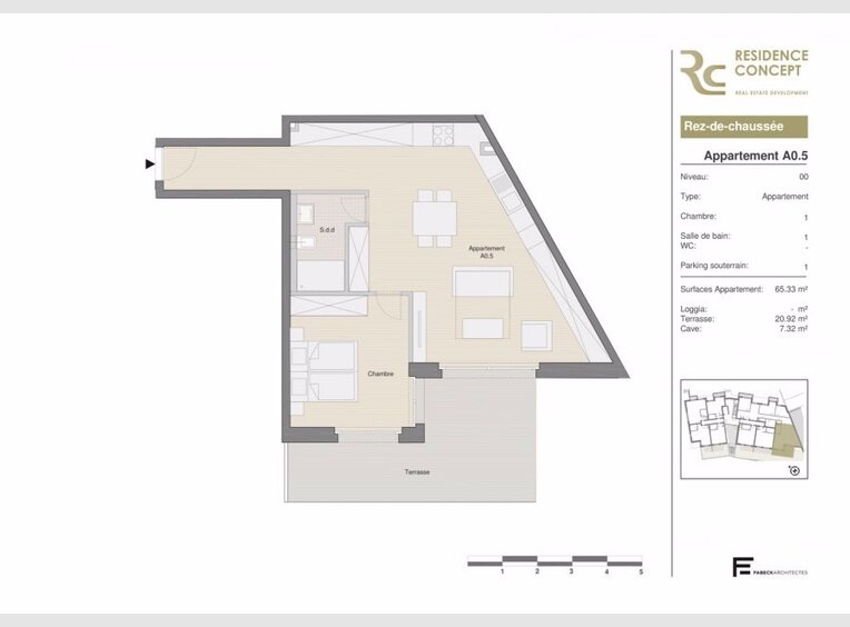 Apartment for sale 1 bedroom in - Ref. 6594813