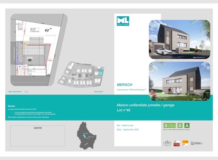 Haus zum Kauf 4 Zimmer in Mersch (LU) - Ref. 6947325