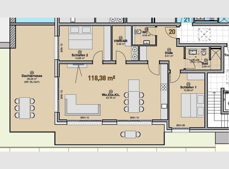 Wohnung zum Kauf 3 Zimmer in Quierschied (DE) - Ref. 7225358