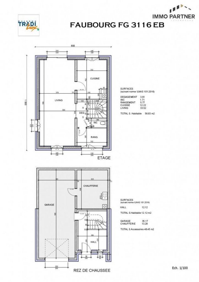 Maison jumelée à vendre 3 chambres à Boxhorn