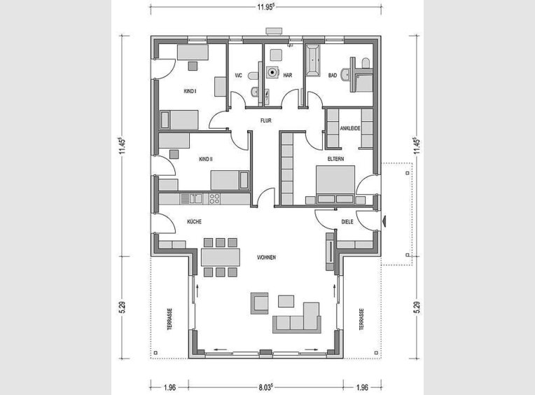 Bungalow à vendre 4 Pièces à Altscheid (DE) - Réf. 6058526