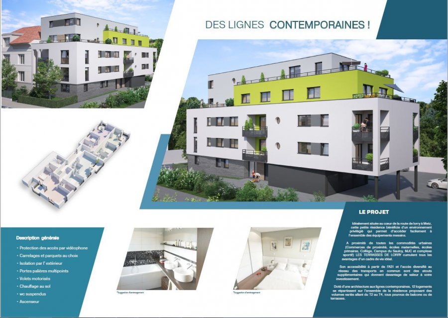 Appartement à vendre F3 à Metz-Devant-les-Ponts
